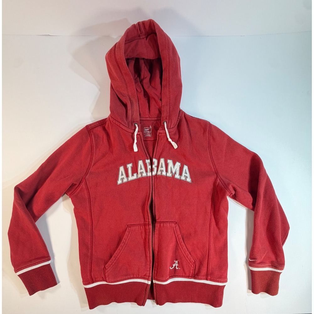 Nike Team Alabama Crimson Tide Full Zip Hoodie Red Large Kids Youth Collegiate